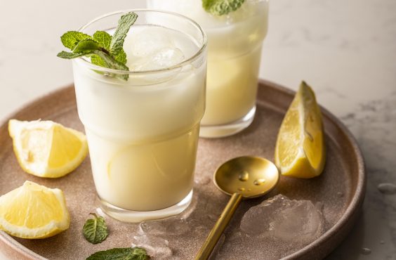 luscious condensed milk & mint lemonade