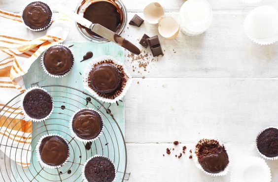 Beetroot chocolate cupcakes