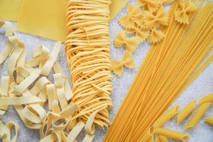 Different types of pasta