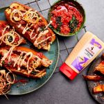 Cheesy boerewors chilli dogs