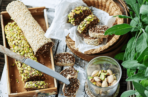 No bake chocolate halva cookies