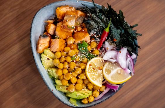 salmon poke bowl