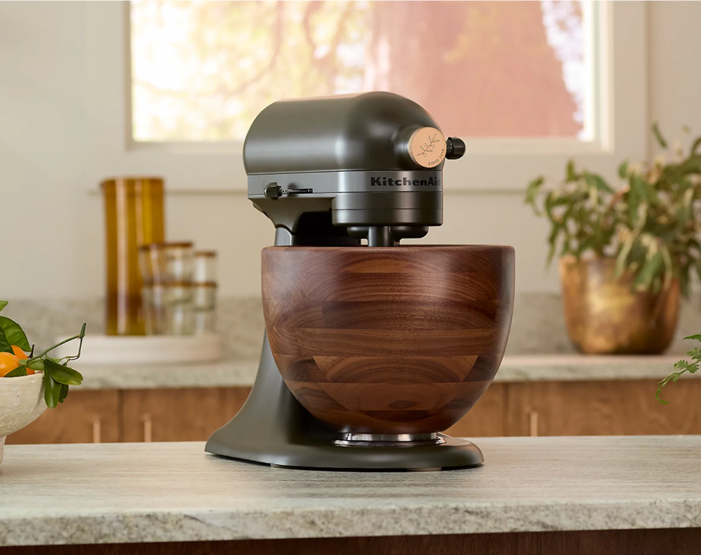 Bring nature indoors with KitchenAid's first-ever wooden bowl stand ...